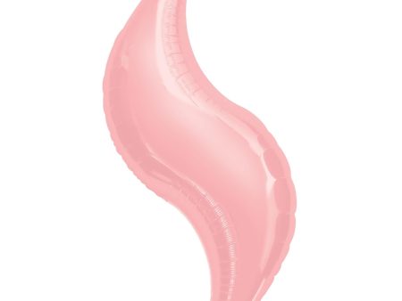 Pastel Pink Curve Super Shape Balloon 42in Online Sale