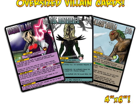 Sentinels of the Multiverse - Villain Oversized Cards Online now